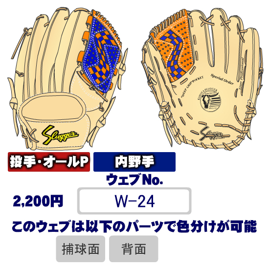 久保田スラッガーW-24ウェブ