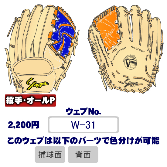 久保田スラッガーW-31ウェブ