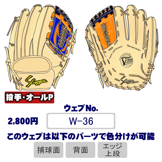 久保田スラッガーW-36ウェブ